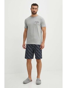 Tommy Hilfiger piżama męska kolor szary wzorzysta UM0UM03171