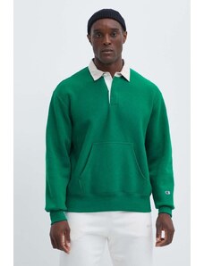 Champion bluza męska kolor zielony gładka 220012