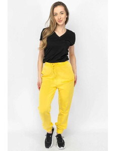 Spodnie dresowe damskie Calvin Klein Jeans J20J218035 żółty (XS)