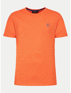 INDICODE T-Shirt Stamatis 41-038 Pomarańczowy Regular Fit
