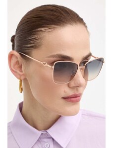 Furla okulary przeciwsłoneczne damskie kolor złoty SFU714_5808FC