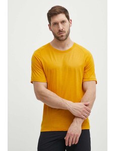 Smartwool t-shirt sportowy Active Ultralite kolor pomarańczowy gładki 16544