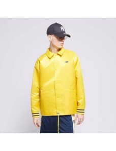 New Balance Kurtka Sgh Coaches Jacket Męskie Odzież Kurtki przejściowe MJ41553GGL Żółty