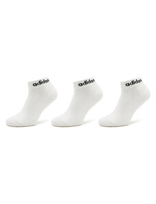 Skarpety Niskie Unisex adidas Linear Ankle Socks Cushioned Socks 3 Pairs HT3457 white/black