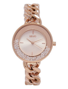 Zegarek Liu Jo Dancing Chain TLJ2242 Różowe złocenie