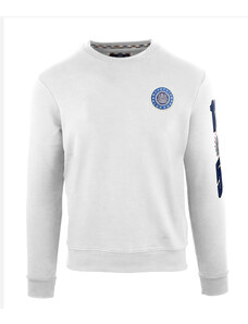 Bluza marki Aquascutum model FG0423 kolor Biały. Odzież męska. Sezon: Wiosna/Lato