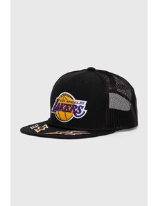 Mitchell&Ness czapka z daszkiem NBA LOS ANGELES LAKERS kolor czarny z aplikacją