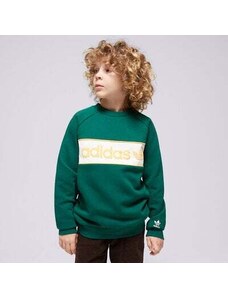 Adidas Bluza Crew Boy Dziecięce Odzież Bluzy IP2649 Zielony