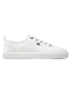 Tommy Hilfiger Tenisówki Vulc Canvas Sneaker FW0FW08063 Biały