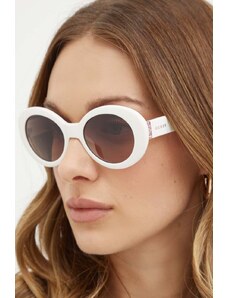 Guess okulary przeciwsłoneczne damskie kolor beżowy GU7904_5121F