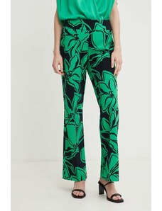 Joseph Ribkoff spodnie damskie kolor zielony proste medium waist 241254