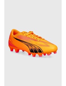 Puma obuwie piłkarskie korki Ultra Play kolor pomarańczowy 107763