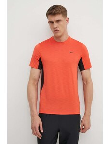 Reebok t-shirt treningowy Athlete 2.0 kolor czerwony wzorzysty 100075783