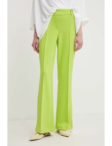 Joseph Ribkoff spodnie damskie kolor zielony proste medium waist 241248