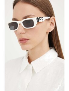 Off-White okulary przeciwsłoneczne kolor biały OERI124_490107