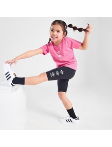 Adidas Komplet Rpt Tref Tee/sht Pnk/blk Girl Dziecięce Ubrania adidas IX0755 Różowy