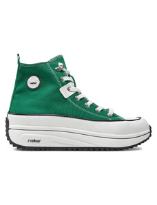 Sneakersy Rieker 90010-52 Zielony
