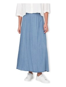 Only Spódnice krótkie Pena Venedig Long Skirt - Medium Blue Denim