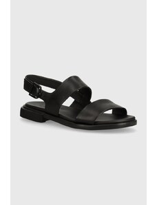 Camper sandały skórzane Edy damskie kolor czarny K200573-013