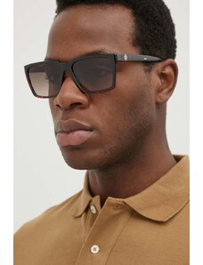 Guess okulary przeciwsłoneczne męskie kolor brązowy GU00084_5852F