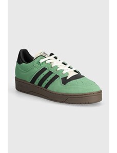 adidas Originals sneakersy zamszowe Rivalry 86 Low kolor zielony ID8409