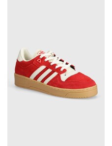 adidas Originals sneakersy zamszowe Rivalry 86 Low kolor czerwony ID8410