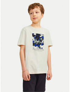 Jack&Jones Junior T-Shirt Joraruba 12257133 Écru Standard Fit