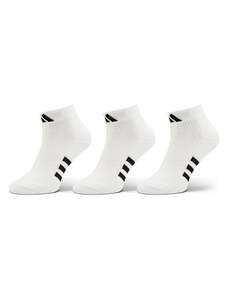 Zestaw 3 par niskich skarpet unisex adidas Mid-Cut Socks 3 Pairs HT3450 White/White/White