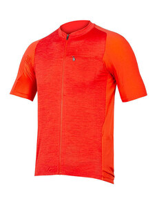 ENDURA Koszulka kolarska "GV500 Reiver" w kolorze pomarańczowym