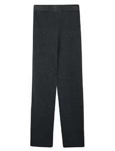 Ecoalf Lniane spodnie w kolorze czarnym