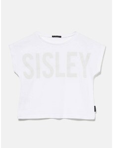 Sisley Koszulka w kolorze białym