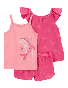 carter's Piżama w kolorze jasnoróżowo-różowym