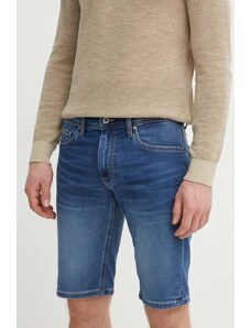 Pepe Jeans szorty jeansowe SLIM GYMDIGO męskie kolor niebieski PM801075HU2