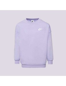 Nike Bluza Sportswear Club Fleece Girl Dziecięce Odzież Bluzy FD2923-515 Fioletowy