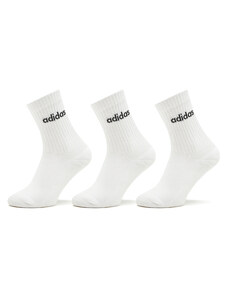 Skarpety wysokie unisex adidas Linear Crew Cushioned Socks 3 Pairs HT3455 white/black