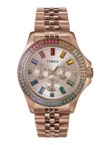 Timex Zegarek TW2W34200 Różowe złoto