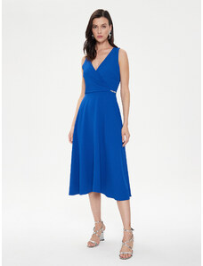 Rinascimento Sukienka koktajlowa CFC0118517003 Niebieski Regular Fit