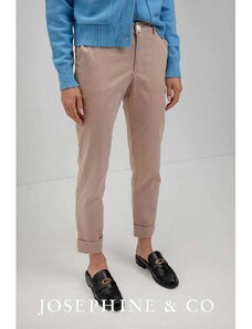 Josephine & Co Spodnie "Les" w kolorze beżowym