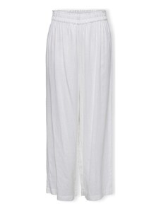 Only Spodnie Noos Tokyo Linen Trousers - Bright White