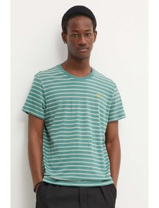 G-Star Raw t-shirt bawełniany męski kolor zielony wzorzysty D24941-C339