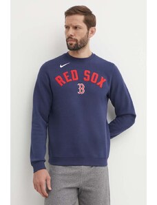 Nike bluza Boston Red Sox męska kolor granatowy z aplikacją