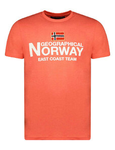 Geographical Norway Koszulka w kolorze koralowym