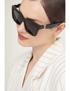 Burberry okulary przeciwsłoneczne damskie kolor czarny 0BE4419