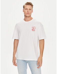 Jack&Jones T-Shirt Bradley 12264405 Biały Wide Fit