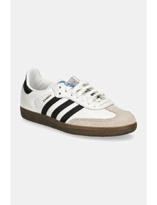 adidas Originals sneakersy skórzane Samba OG kolor biały IE3675