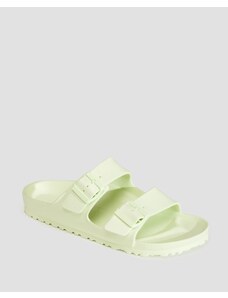Zielone klapki damskie Birkenstock Arizona Essentials Narrow