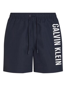 Calvin Klein Swimwear Szorty kąpielowe granatowy / biały