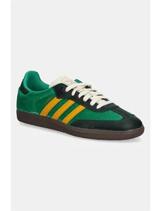 adidas Originals sneakersy Samba OG W kolor zielony JI2681