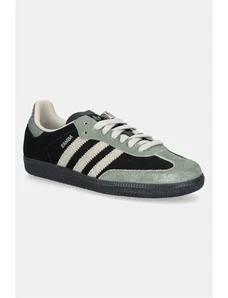 adidas Originals sneakersy zamszowe Samba OG W damskie kolor czarny JI2680