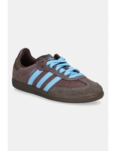 adidas Originals sneakersy zamszowe Samba OG W damskie kolor brązowy JI2733